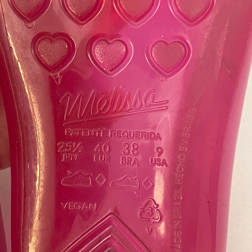 Melissa Real Jelly Slide Womens Size 7‎ Pink Slip On Sandals Shoes - Picture 11 of 11
